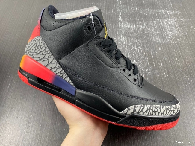 Bmlin Shoes Rio Balvin J 3 FN0344-001 x Jordan Air 0807